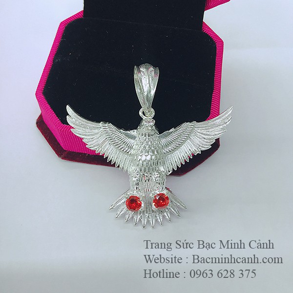 Mặt dây chuyền bạc đại bàng Phú Lê - Bạc Minh Cảnh
