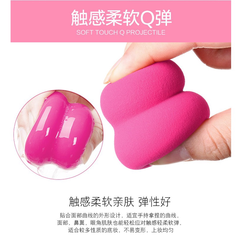 [Hàng mới về] Mút Trang Điểm 40mmx60mm Bằng Xốp Mềm Hình Giọt Nước Nhiều Màu Sắc