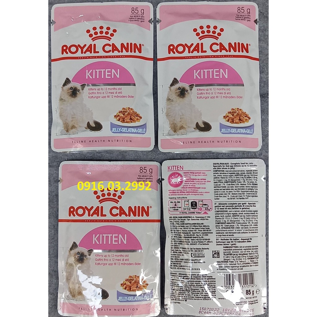 Pate cho mèo con Royal Canin