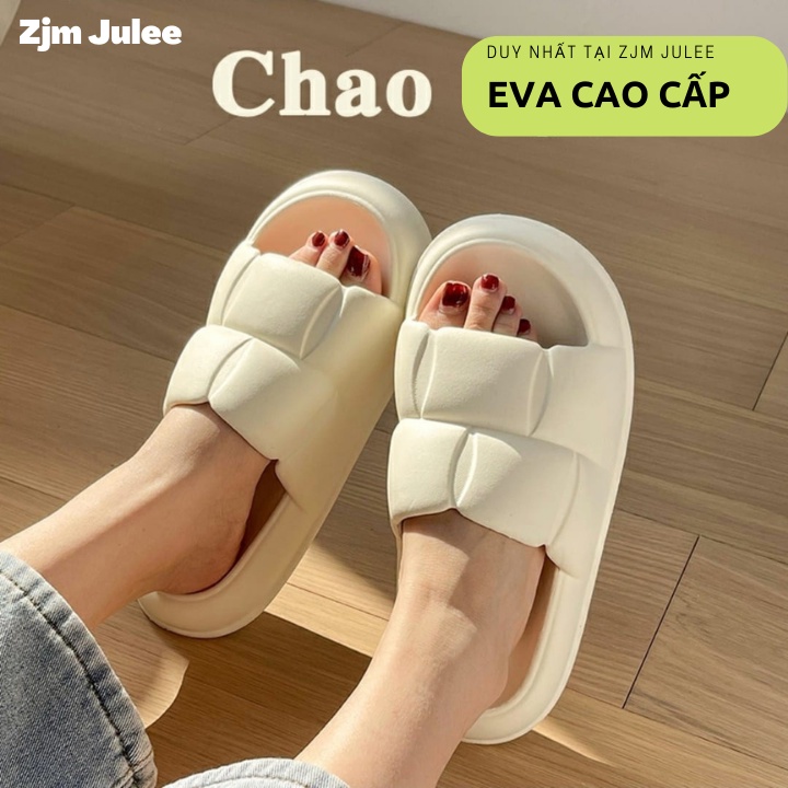 Dép bánh mì CHAO dễ thương bản 2022 - cực nhẹ êm chân - dép quai ngang nữ sang chảnh