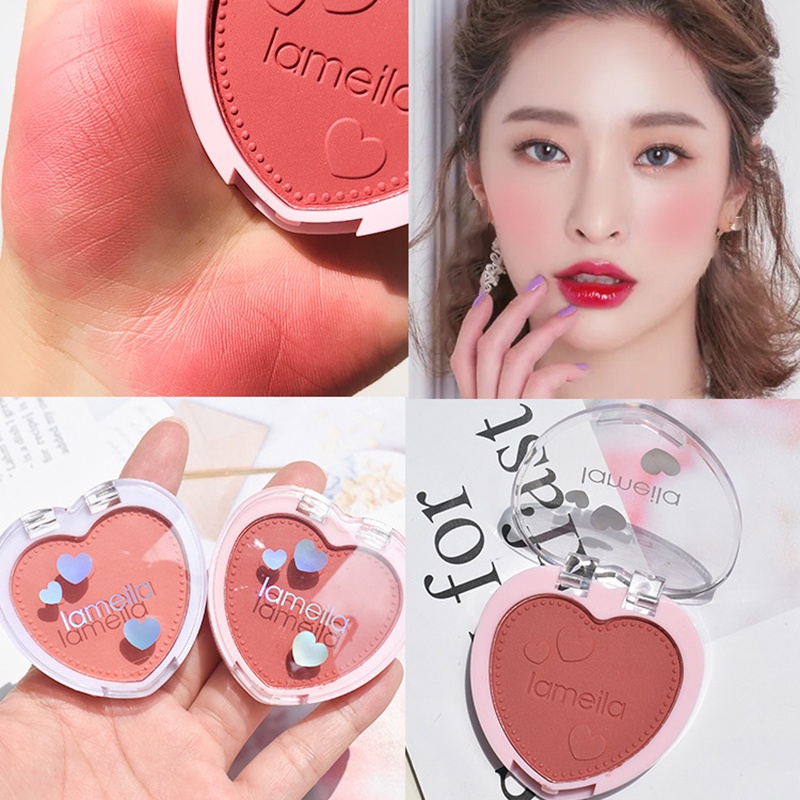 [Hàng mới về] Phấn má Lameila thiết kế hình trái tim xinh xắn
