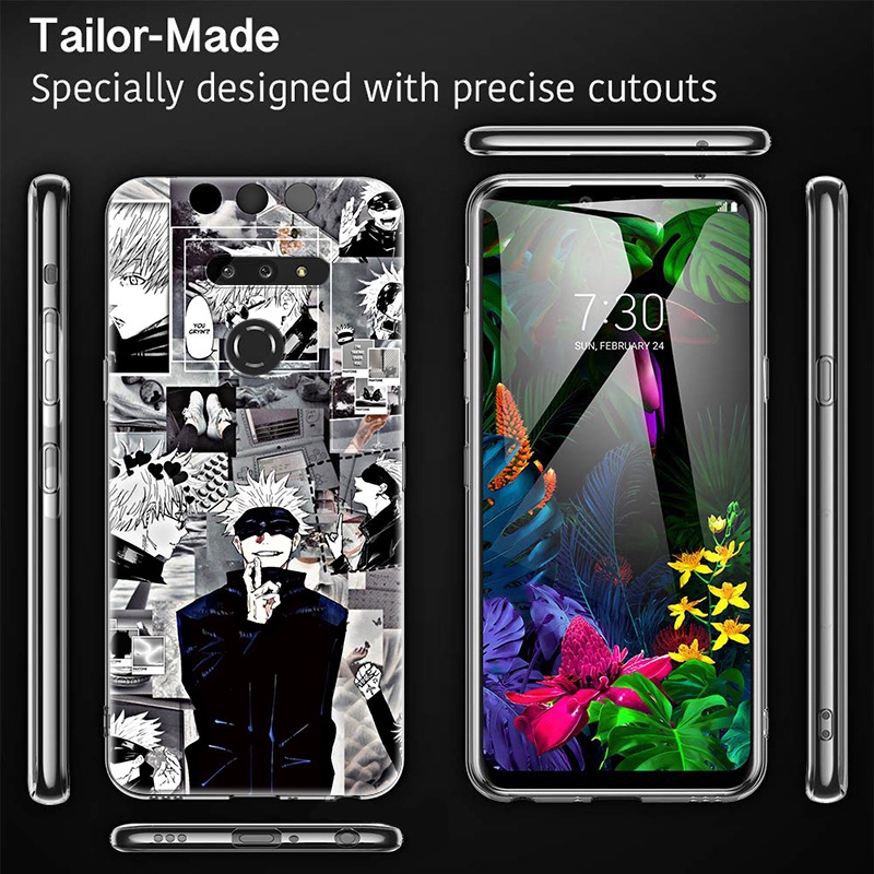 Ốp Điện Thoại Mềm Trong Suốt Hình Jujutsu Kaisen Gojo Satoru Cho Samsung Galaxy A10 / 10S / 20 / 30 / 20S / 30S / 50 / 50S / 70 /