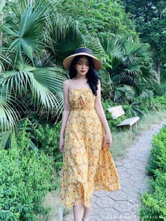 Váy voan lụa 2 dây