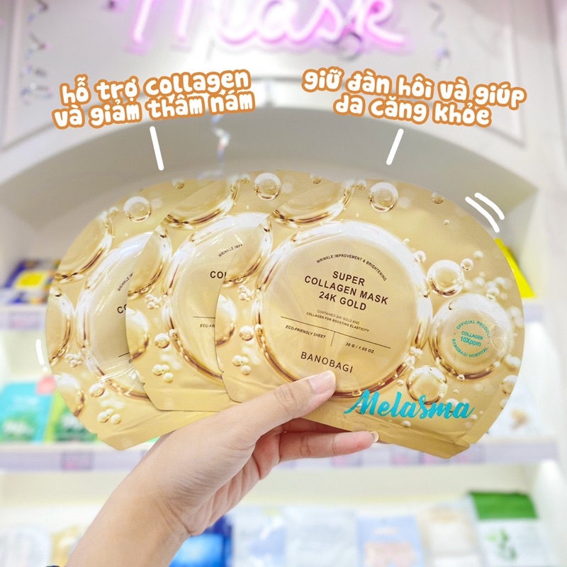 [Rẻ Vô Địch] Mặt Nạ Giấy Dưỡng Ẩm Trắng Da Banobagi - Jelly Mask Vita Genic Bổ Sung Vitamin 30ml