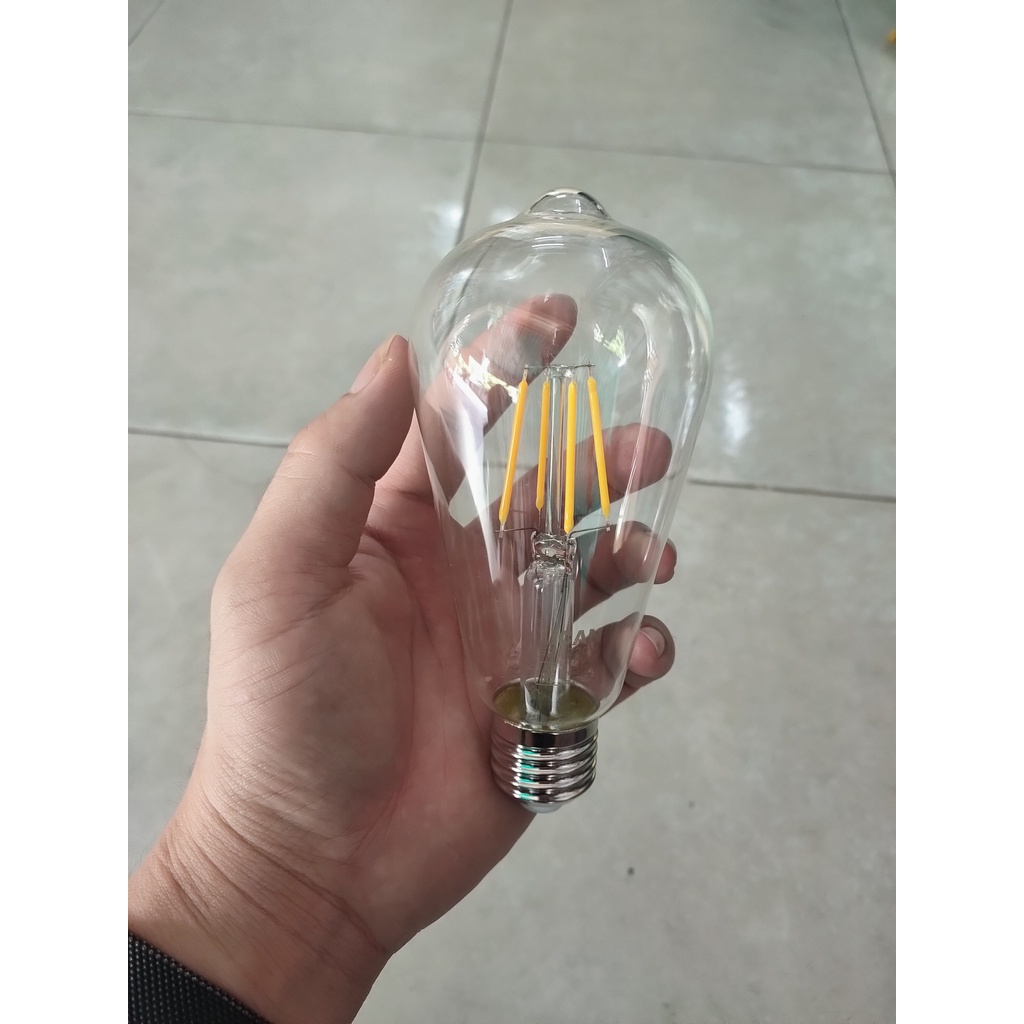 Bóng Đèn Led Dây Tóc Edison ST64 đui e27