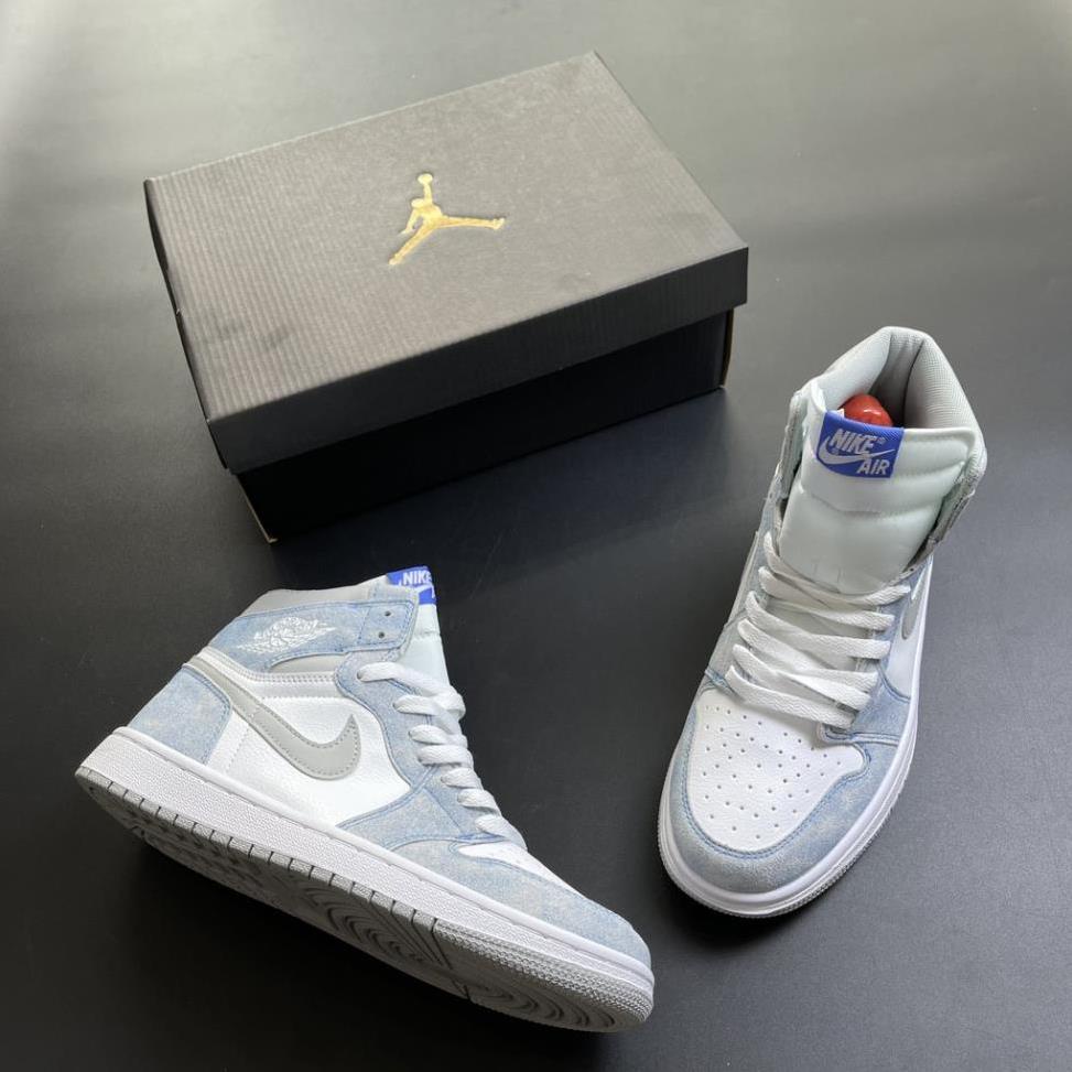 Giày Sneaker Jordan Cao Cổ Hyper Royal Xanh Phấn Giày Thể Thao Nam Nữ hot trent 2021-2022