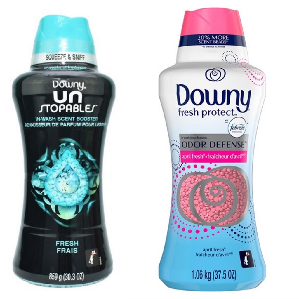 Hạt xả Downy Mỹ Unstopables In-wash Scent Booster Fresh 859g và 1.06kg