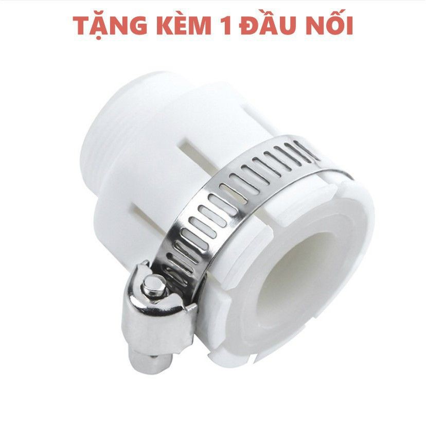 Đầu nối vòi nước tăng áp xoay 720 độ lắp vòi nước chậu rửa bát chén với 2 chế độ nước chảy - Tặng Kèm Đầu Nối