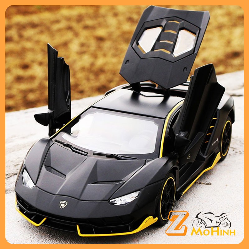 MÔ HÌNH XE Ô TÔ siêu xe LAMBOR CENTENARIO LP770-4 Đen Nhám | MINIAUTO tỷ lệ 1:32