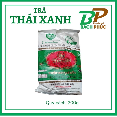 Trà Thái Xanh (ChaTraMue) 200g - Nguyên Liệu Trà Sữa Thái Xanh - Kho Pha Chế Đà Nẵng | WebRaoVat - webraovat.net.vn