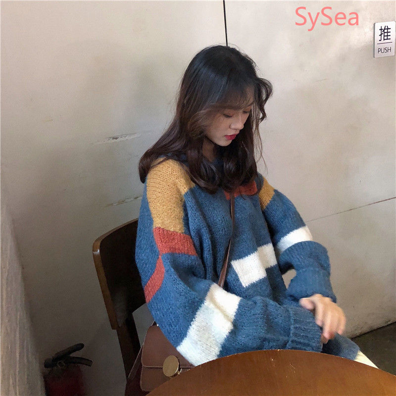 Áo Khoác Tay Dài Hoạ Tiết Kẻ Sọc Thiết Kế Dáng Rộng Thoải Mái