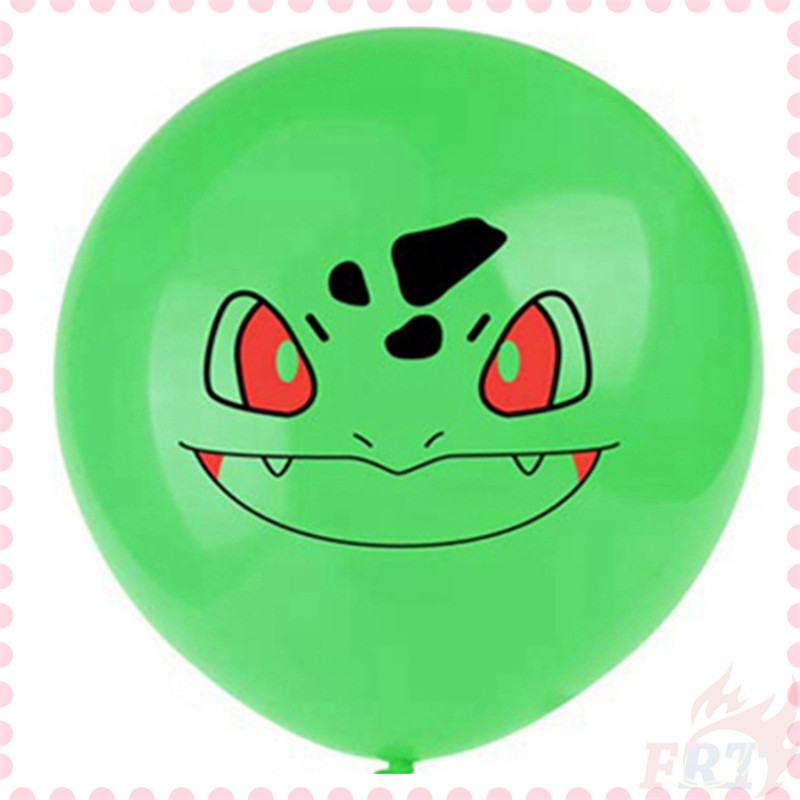 Bong bóng pokemon Pikachu/Charmander/Bulbasaur 12inch dùng trang trí bữa tiệc sinh nhật