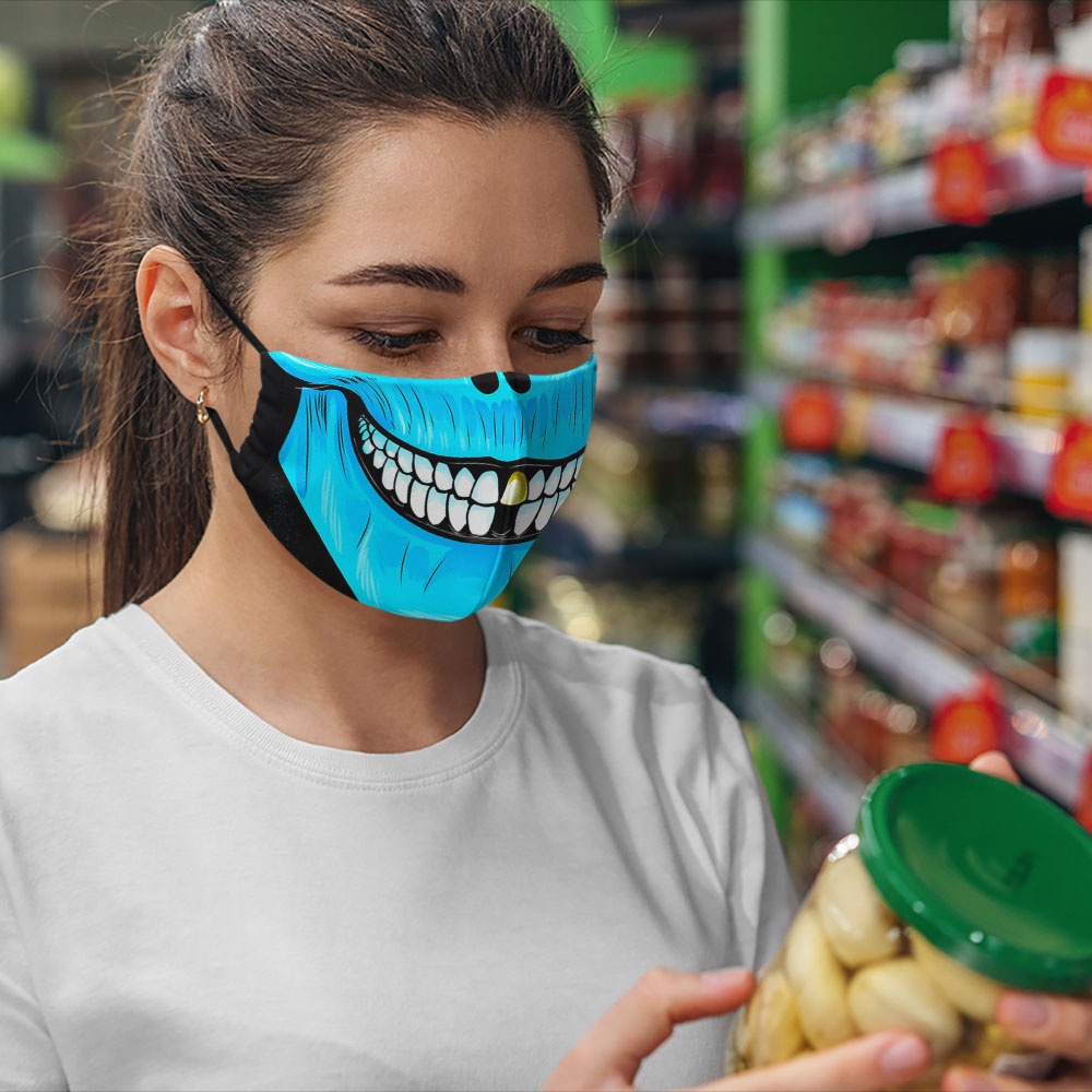 Khẩu trang vui nhộn hoạt hình thú cưng cute dễ thương cho bé Hình Vẽ DRAWN CARTWELL kháng khuẩn chất liệu vải mềm có thể