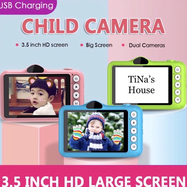 Máy Chụp Hình / Ảnh Đồ Chơi Cho Bé, Đồ Chơi Máy Quay Phim / Videos Chất Lượng Cao Cho Trẻ Em…