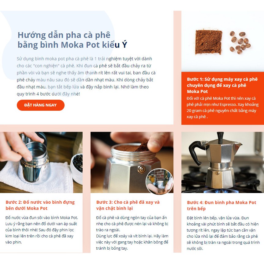 Ấm pha cà phê Moka Pot (1-3 ly) ☘️ FREESHIP ☘️