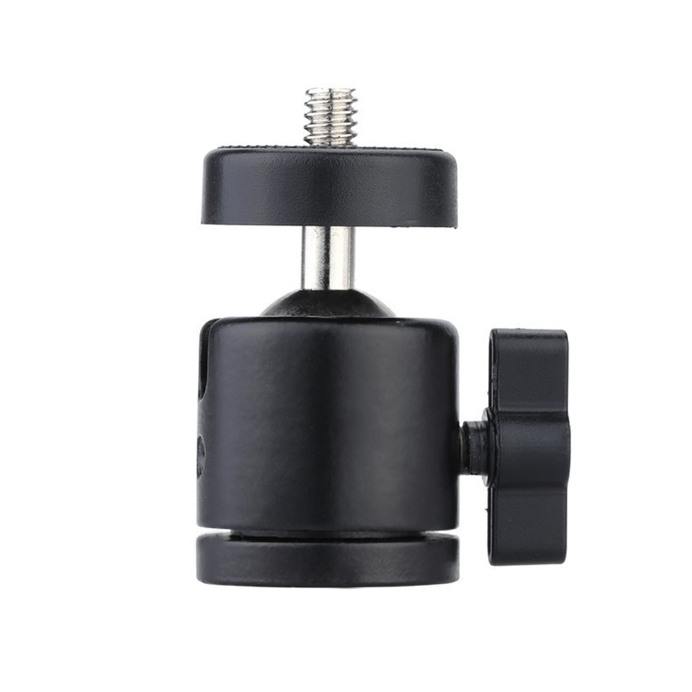Đầu bi mini với ngàm gắn ốc vít 1/4 inch kèm giá đỡ cho máy ảnh dslr