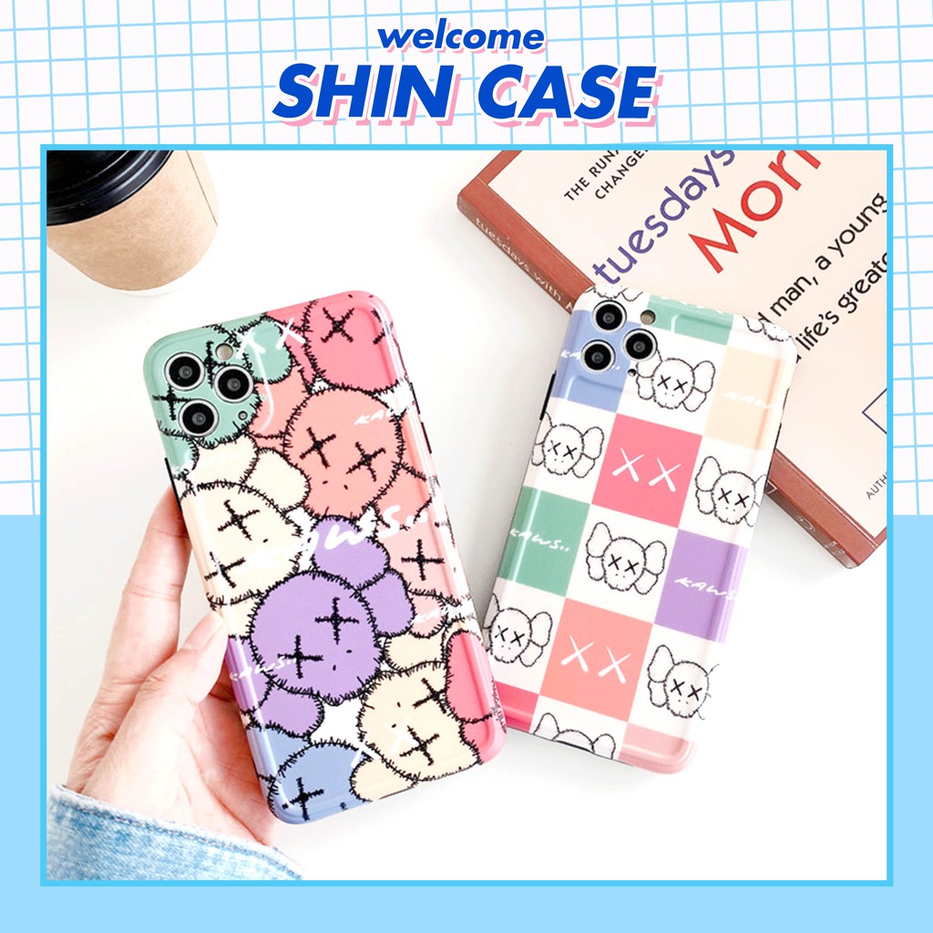 Ốp lưng iphone Kaws 7  màu IMD dày dặn viền nổi 6/6plus/6s/6splus/7/7plus/8/8plus/x/xr/xs/11/12/13/pro/max/plus/promax