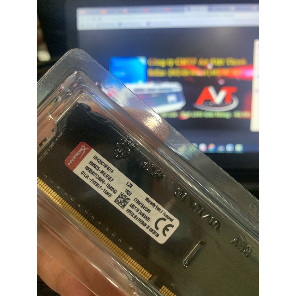 RAM Kingston HyperX Fury Black 16GB DDR4 Bus 2666Mhz