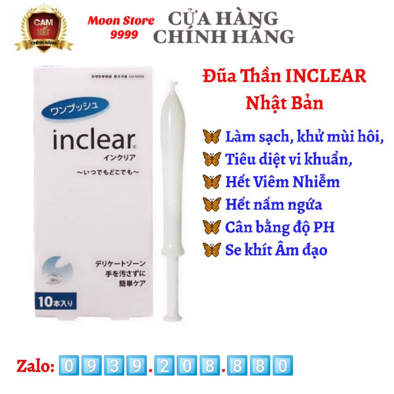 [Lẻ 1 chiếc] Đũa thần Inclear Kiesn dung dịch vệ sinh phụ nữ của Nhật, Gel inner của Nhật