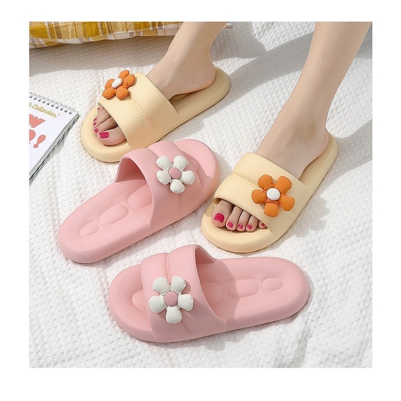 Dép Đi Trong Nhà Đế Dày Chống Trượt Thời Trang Cho Cặp Đôi