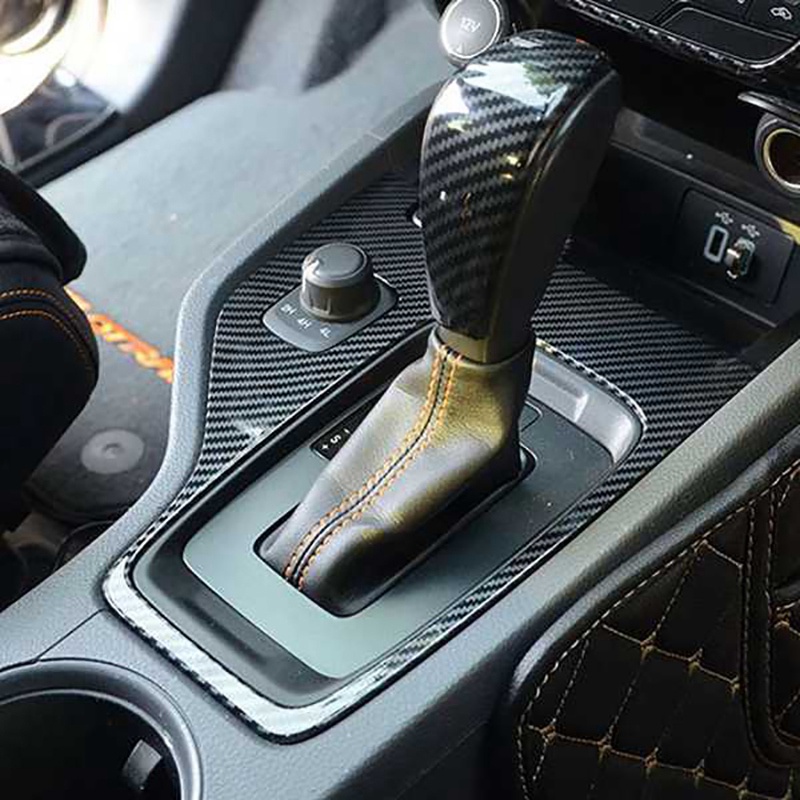 Khung Viền Trang Trí Vô Lăng Xe Hơi Ford Ranger Everest Endeavor 2015 + Bằng Sợi Carbon