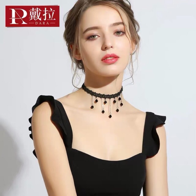 Choker xinh phong cách hàn quốc - Vòng cổ phong cách cổ điển