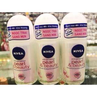LĂN NGĂN MÙI NIVEA NGỌC TRAI SÁNG MỊN  50ML