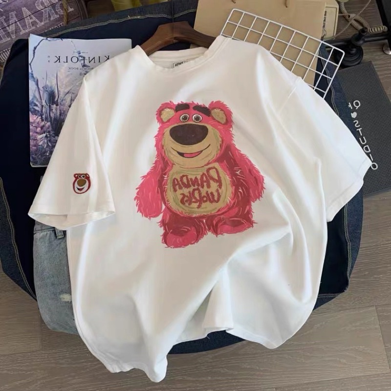 Áo thun gấu dâu Lotso siêu dễ thương 🐻🍓