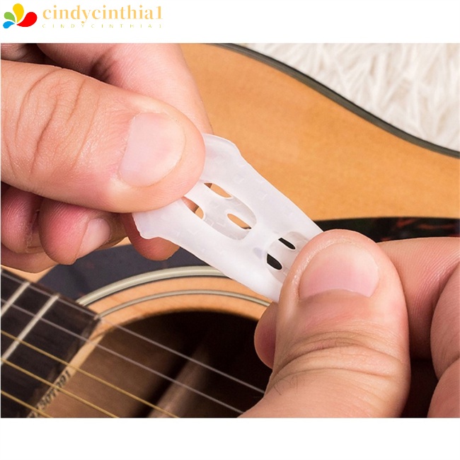Bộ 5 Vỏ Bọc Ngón Tay Chống Trượt Giảm Đau Dùng Chơi Đàn Ukulele / Guitar Điện / Acoustic