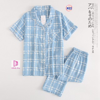 Pijama thô đũi mặc hè cực mát n22x