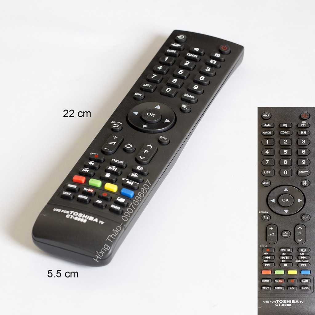 Remote Tivi Toshiba CT 8068 không hộp