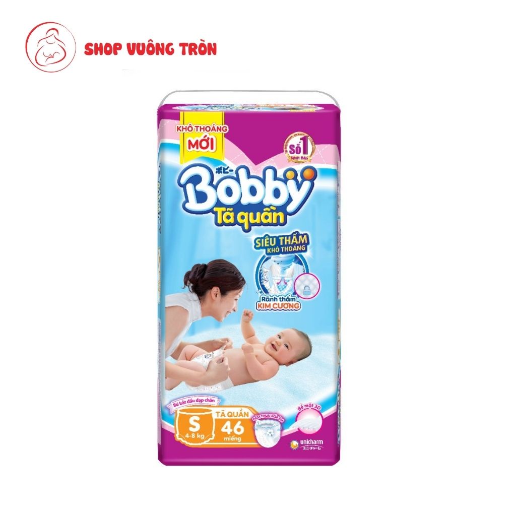 [Combo 3 Bịch] Tã/Bỉm Quần BOBBY Nhật Bản Siêu Thấm Chống Tràn, Giúp Bé Thoải Mái Vận Động Đủ Size M L XL