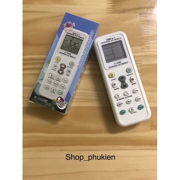 Remote máy lạnh Hucheng đa năng K-1028E- Điều khiển điều hoà Hucheng đa năng K-1028E