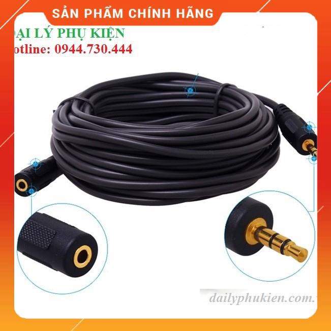 Dây nối dài cổng 3.5mm 10m Dtech 6218 dailyphukien