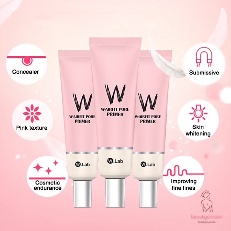 [Hàng mới về] Kem tiền trang điểm dưỡng ẩm làm sáng che khuyết điểm che khuất lỗ chân lông thương hiệu Wlab | BigBuy360 - bigbuy360.vn