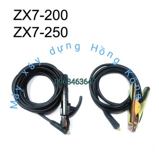 Bộ dây hàn que jack 10-25 (3m hàn, 2m mass) dây Korea xịn