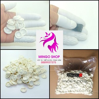 Găng tay cao su ngón 500gr/bịch (Khoảng 700-800 cái/bịch)