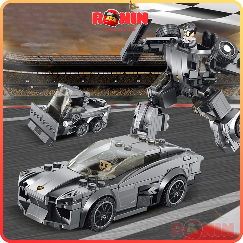 Bộ Đồ Chơi Lắp Ráp Lego Xe Ô Tô 3T1 / Ô Tô Biến Hình Robot Racing Car 3