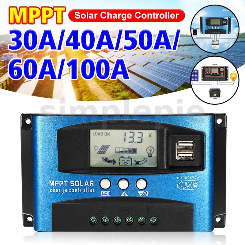 Bộ Điều Khiển Sạc Pin Năng Lượng Mặt Trời MPPT 30/40/50/60/100A
