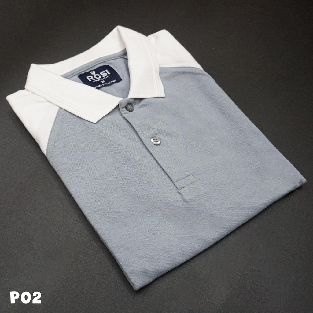 [100% Cotton] Áo Polo Nam - Hàng Thiết Kế Chính Hãng Rosi / Mã Áo: P02 | BigBuy360 - bigbuy360.vn