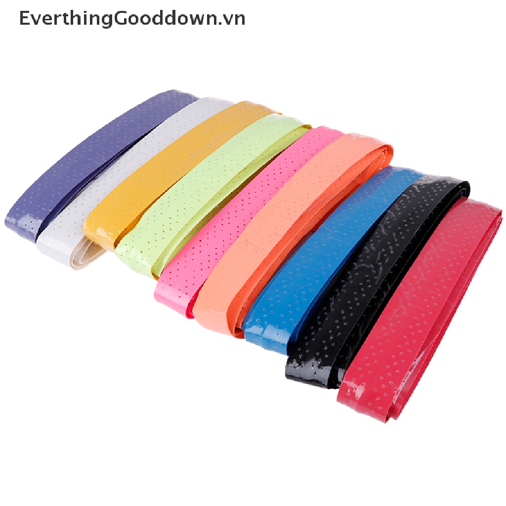 Everthinggooddown Băng Quấn Tay Cầm Vợt Cầu Lông / Tennis Chống Trượt Thấm Hút Mồ