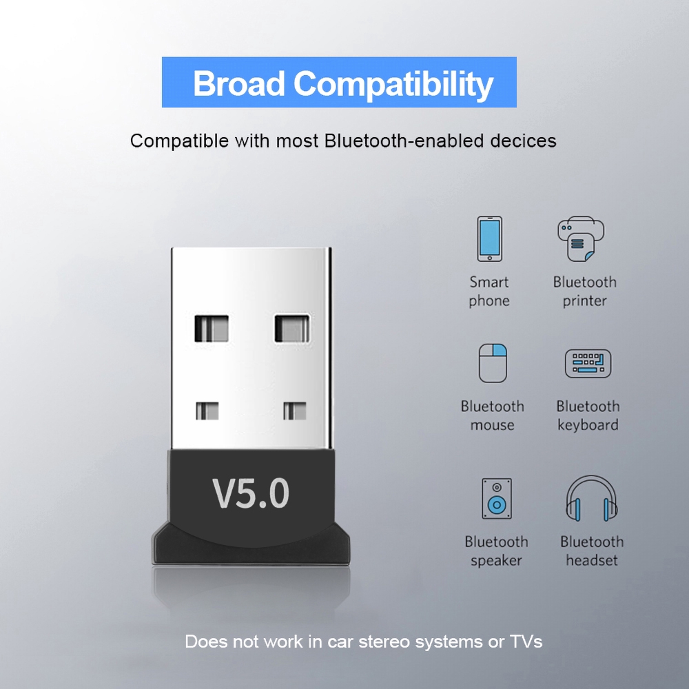 Usb Nhận Tín Hiệu Âm Thanh Bluetooth 5.0 Cho Laptop