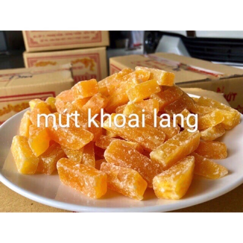 mứt  khoai lang siêu  ngon chẩn vị