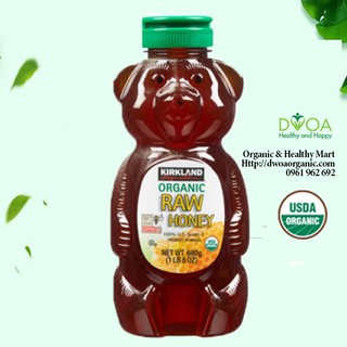 Mật ong hữu cơ Organic Raw honey (Kirkland) 680gr