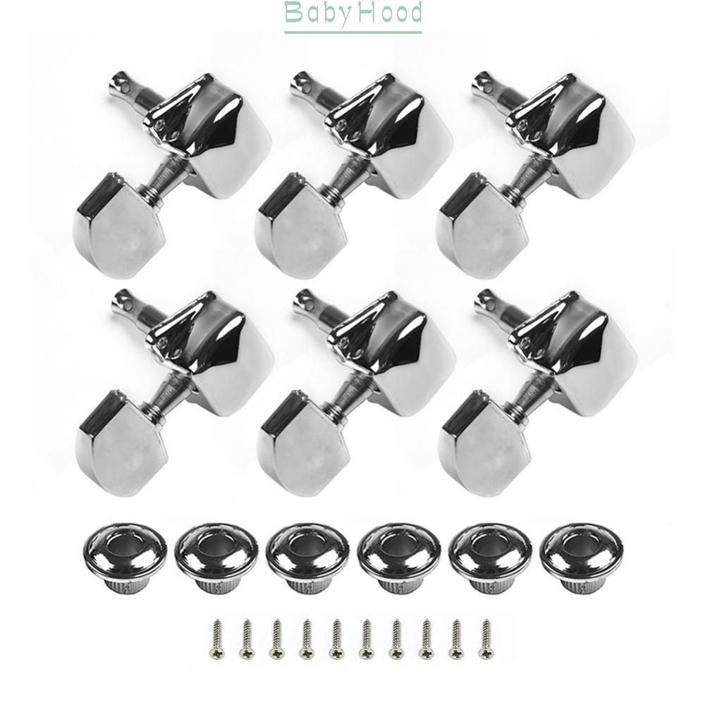 Bộ 6 nút vặn điều chỉnh âm thanh đàn guitar acoustic/Electri bằng chrome