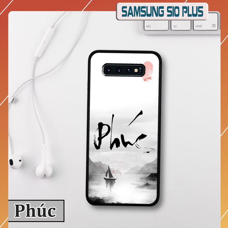 Ốp lưng kính 3D Samsung Galaxy S10/ S10+- hình in chữ thư pháp ý nghĩa