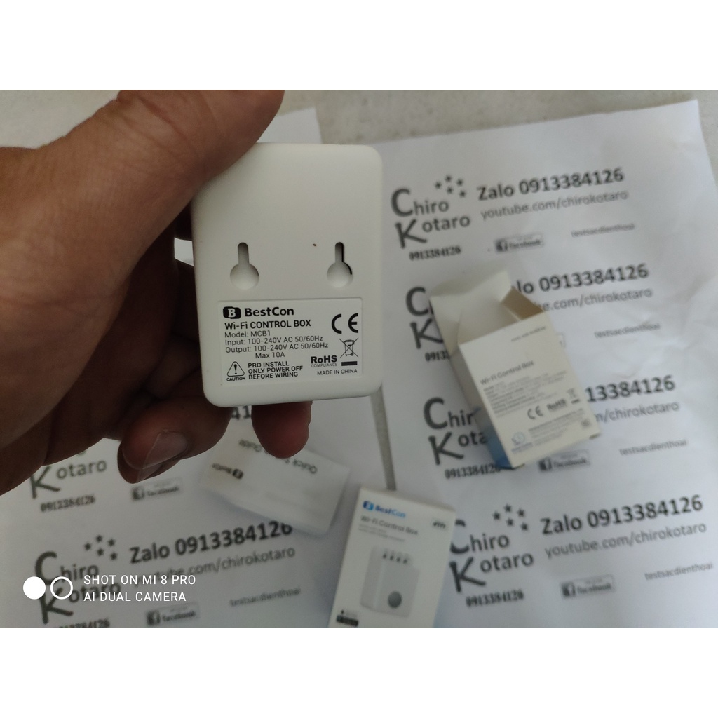 Công tắc Broadlink BestCon MCB1 điều khiển từ xa qua WIFI, 3G, 4G, 5G hỗ trợ trợ lý ảo bản quốc tế