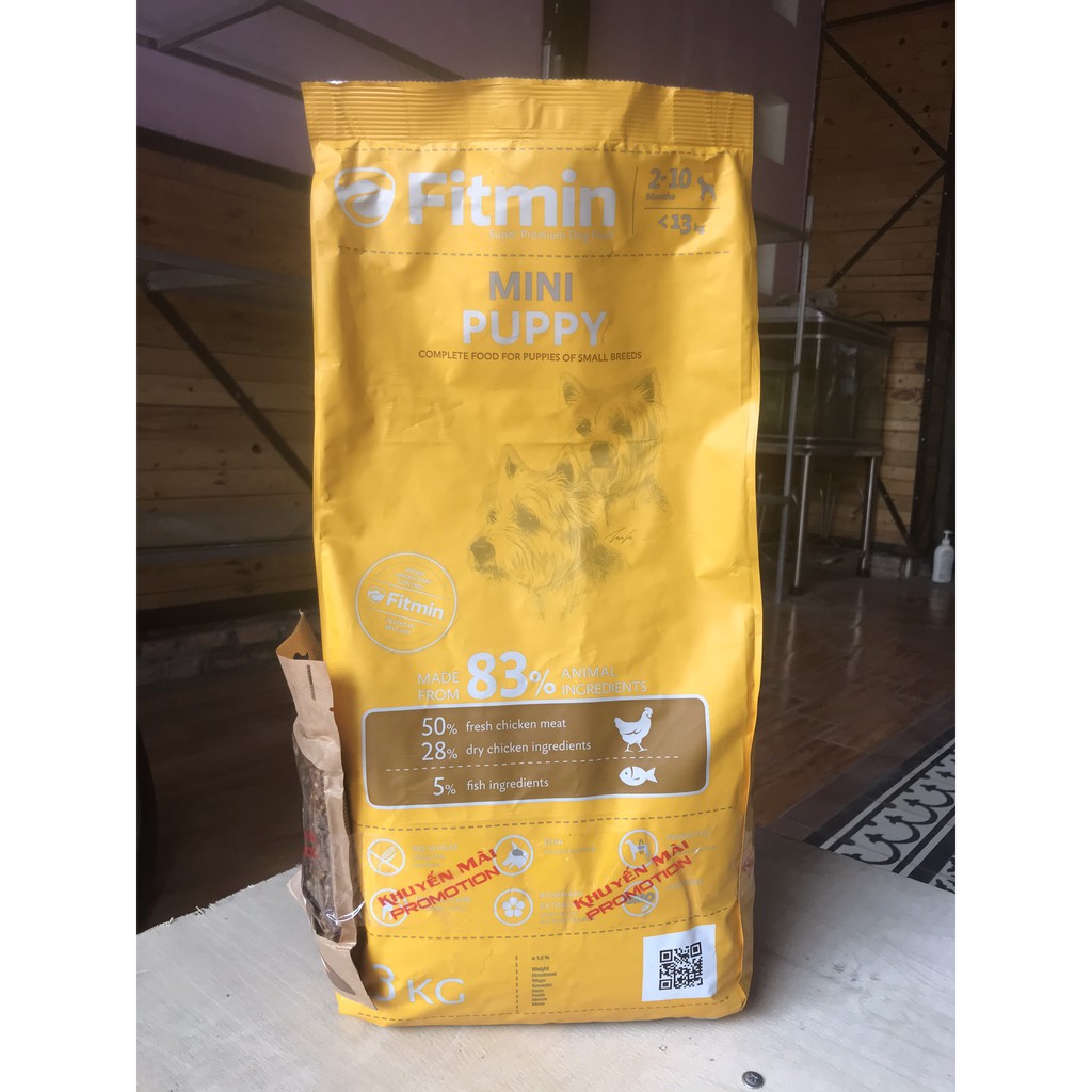 Thức ăn cho chó con - Fitmin Dog Mini Puppy 3kg