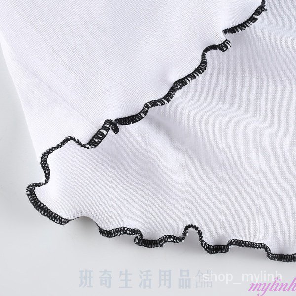 Áo crop top nữ Phông rộng Áo thun tay dài