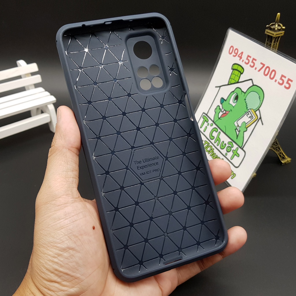 [Ảnh Thật] Ốp Lưng Xiaomi Mi 10T Pro 5G Dẻo Carbon Phay Xước Chống Sốc